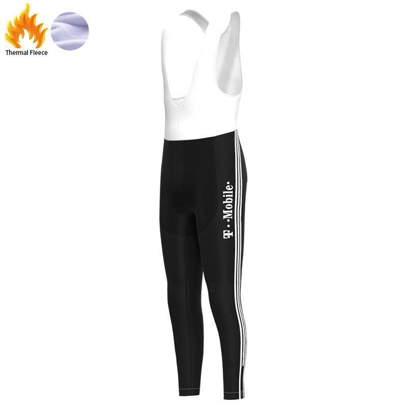 T-Mobile Fleece Retro Cycling Bib Pants