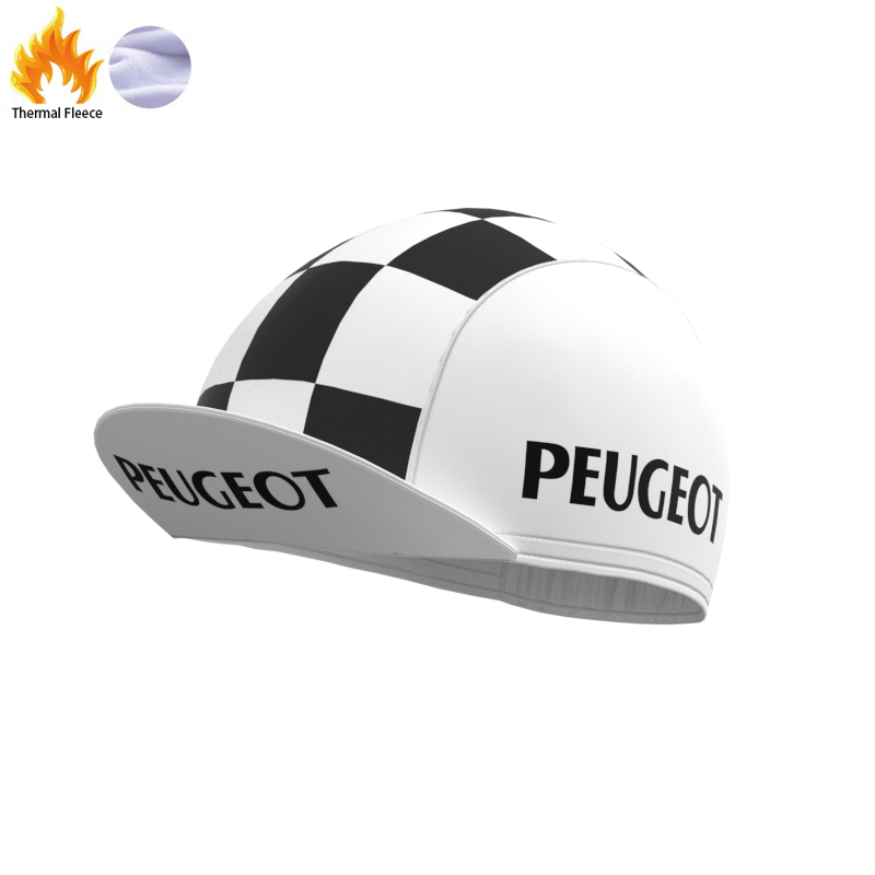 PEUGEOT White Fleece Retro Cycling Kits