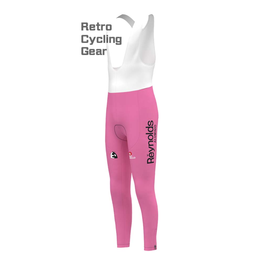 Pink Reynolds Retro Long Sleeve Cycling Kits