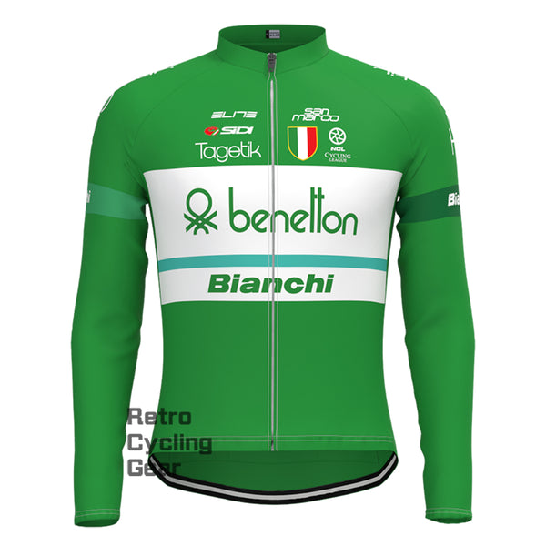 Benetton Bianchi Long Sleeve Jersey