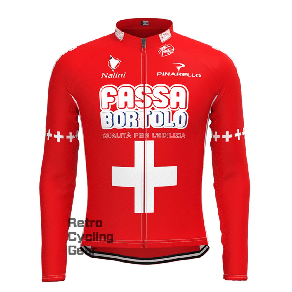 FASSA BORTOLO Retro Long Sleeve Cycling Kits