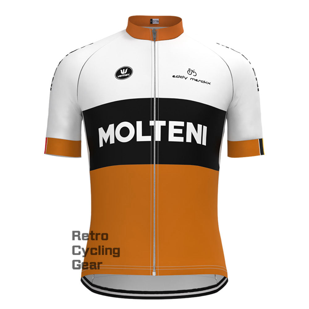 Italy MOLTENI Retro Short Sleeve Cycling Jersey