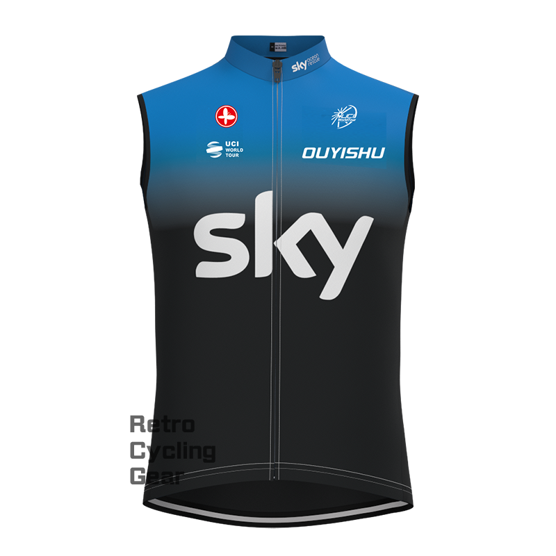 sky Retro Long Sleeve Cycling Kits