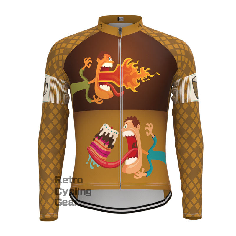 Funny cartoon Long Sleeve Jersey