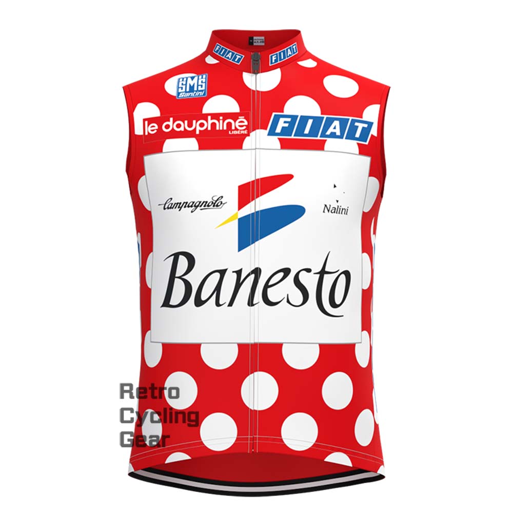 Red Banesto Retro Long Sleeve Cycling Kits