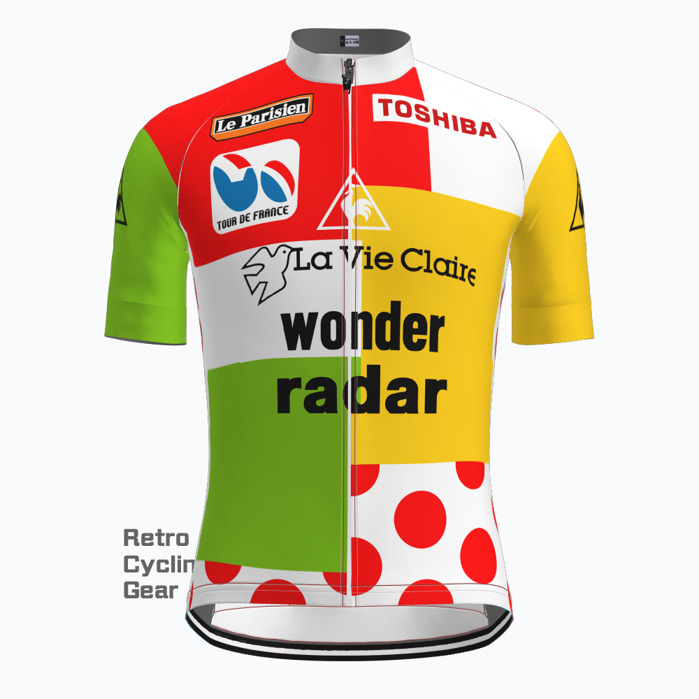 wonder radar Retro Short Sleeve Cycling Kits