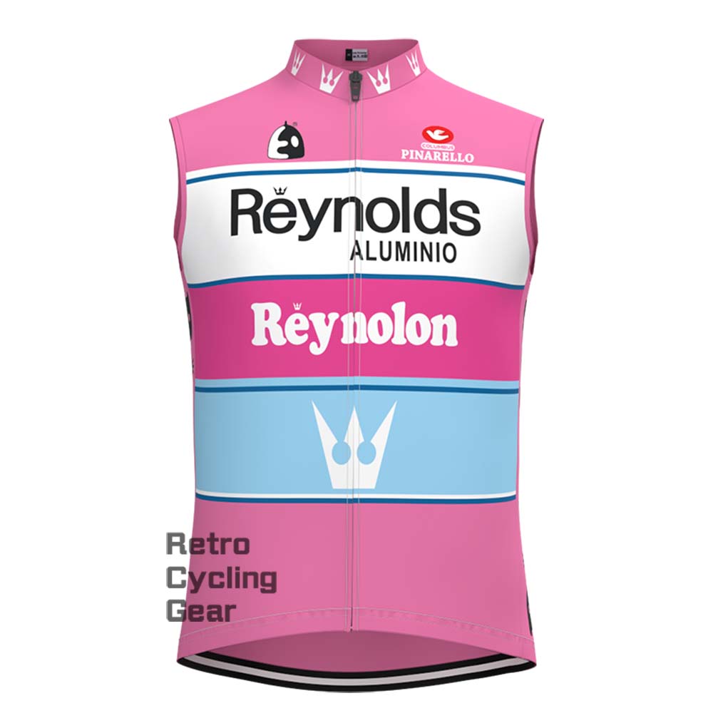 Pink Reynolds Retro Cycling Vest