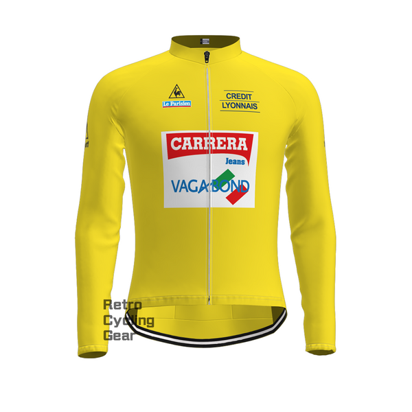 Yellow CARRERA Retro Long Sleeve Jersey