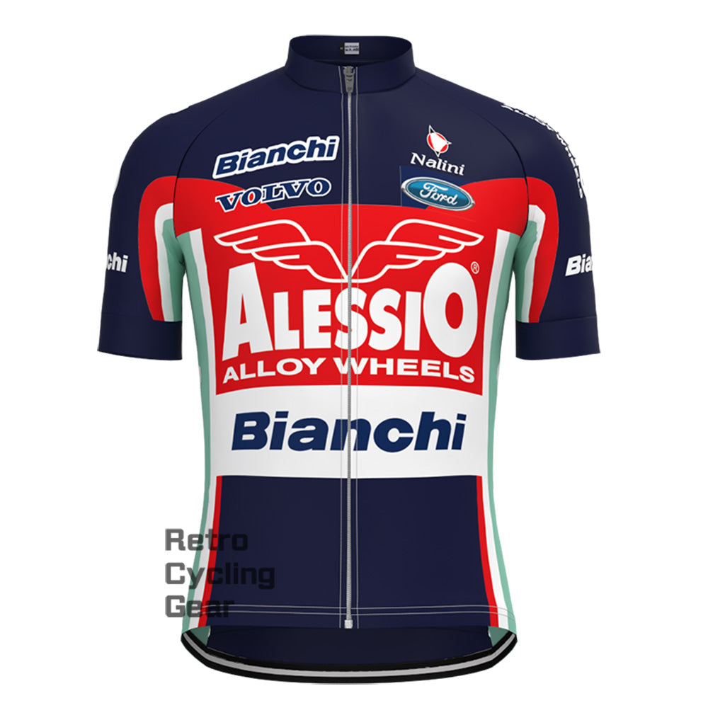 2004 Bianchi Retro Short Sleeve Cycling Jersey