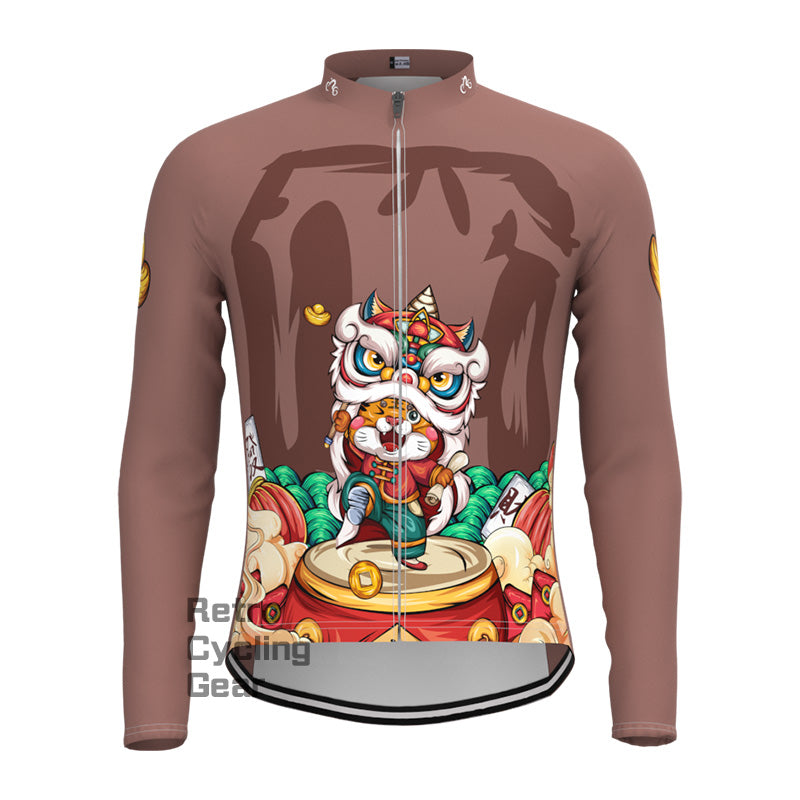 Cartoon tiger Long Sleeve Jersey