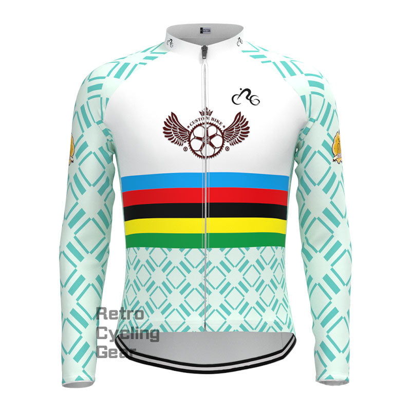 Square green Long Sleeve Jersey