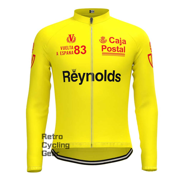 1983s yellow Reynolds Retro Long Sleeve Jersey