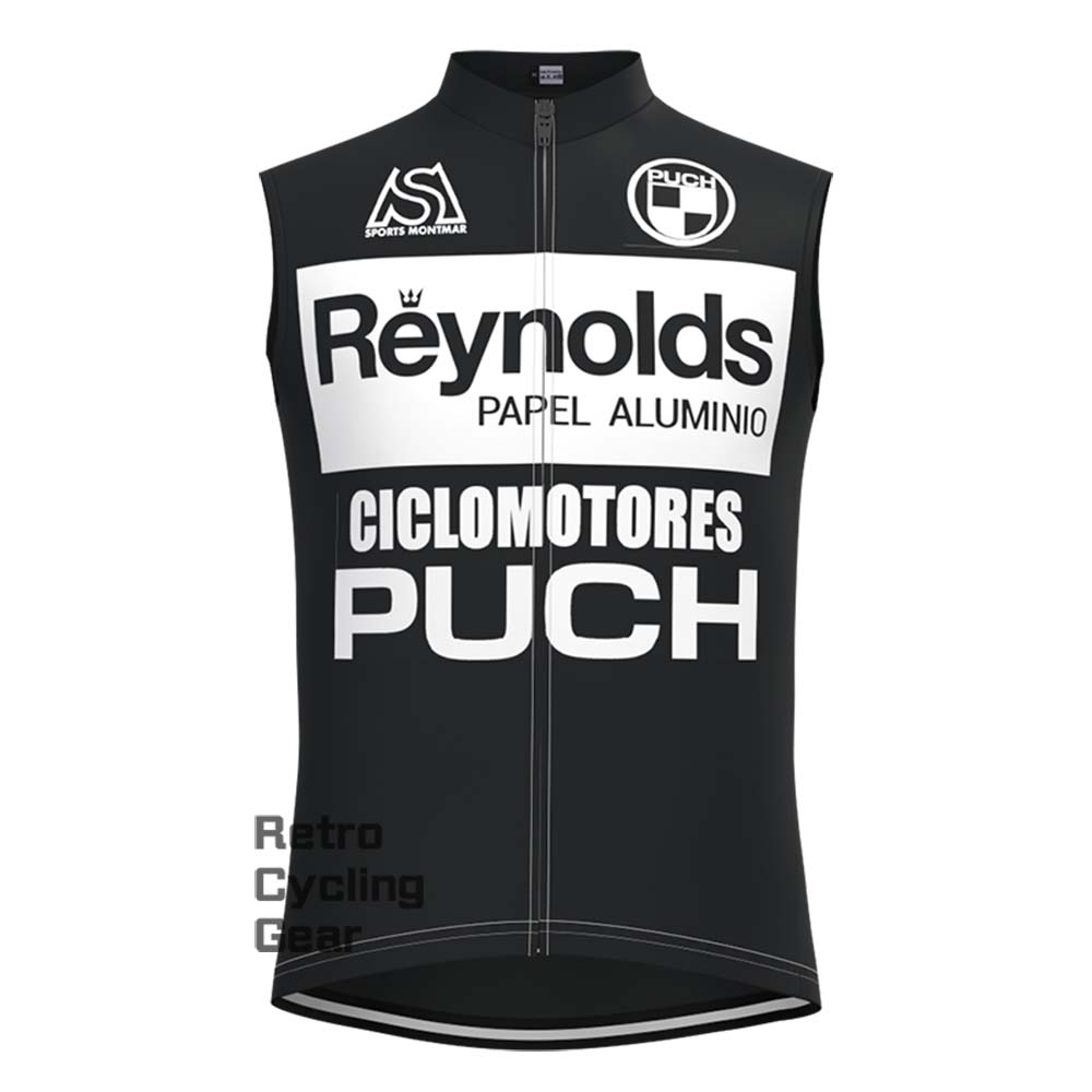 Black Reynolds Retro Cycling Vest