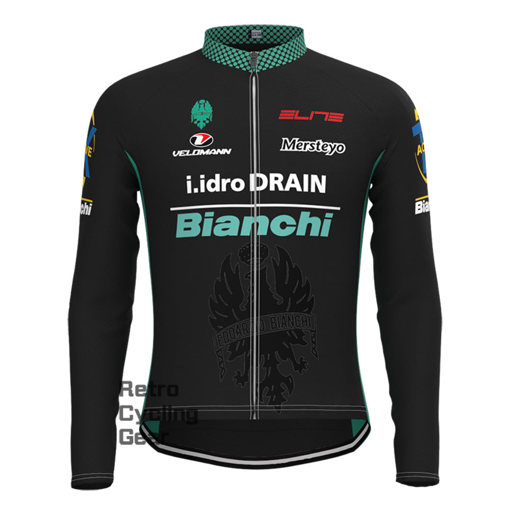 black  Bianchi Short Sleeve Cycling Kits