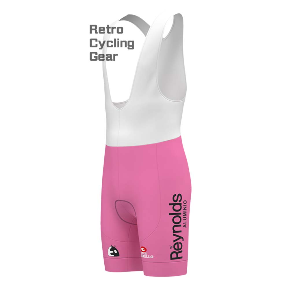 Pink Reynolds Retro Bib Cycling Shorts