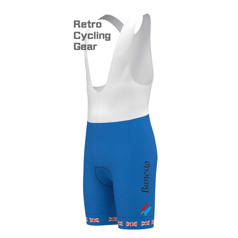 Banesto blue Retro Bib Cycling Shorts