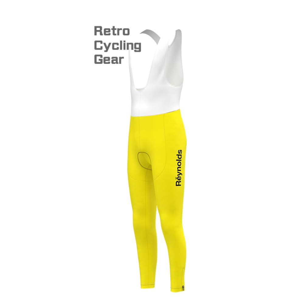 1983s yellow Reynolds Retro Bib Cycling Pants