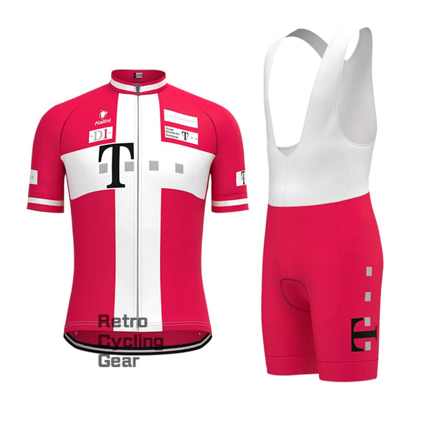 T Red Retro Short Sleeve Cycling Kits