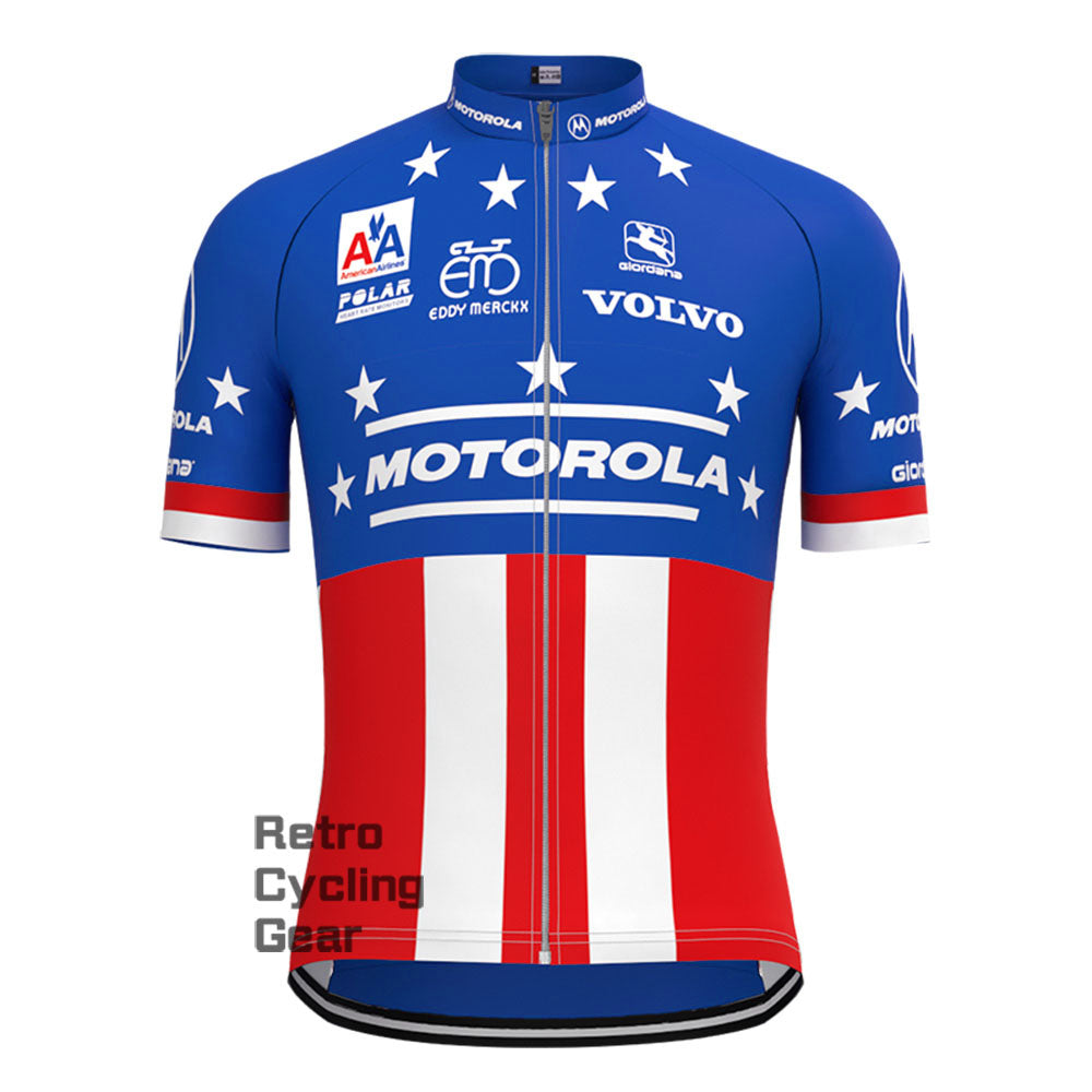 MOTOROLA Retro Short Sleeve Cycling Jersey