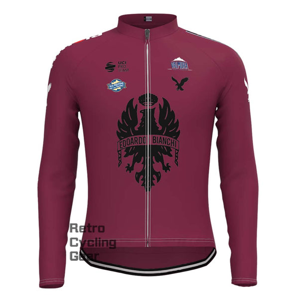 Red Bianchi Long Sleeve Jersey