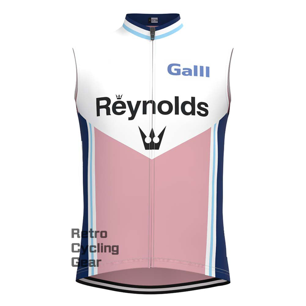 1990s Pink Reynolds Retro Long Sleeve Cycling Kits