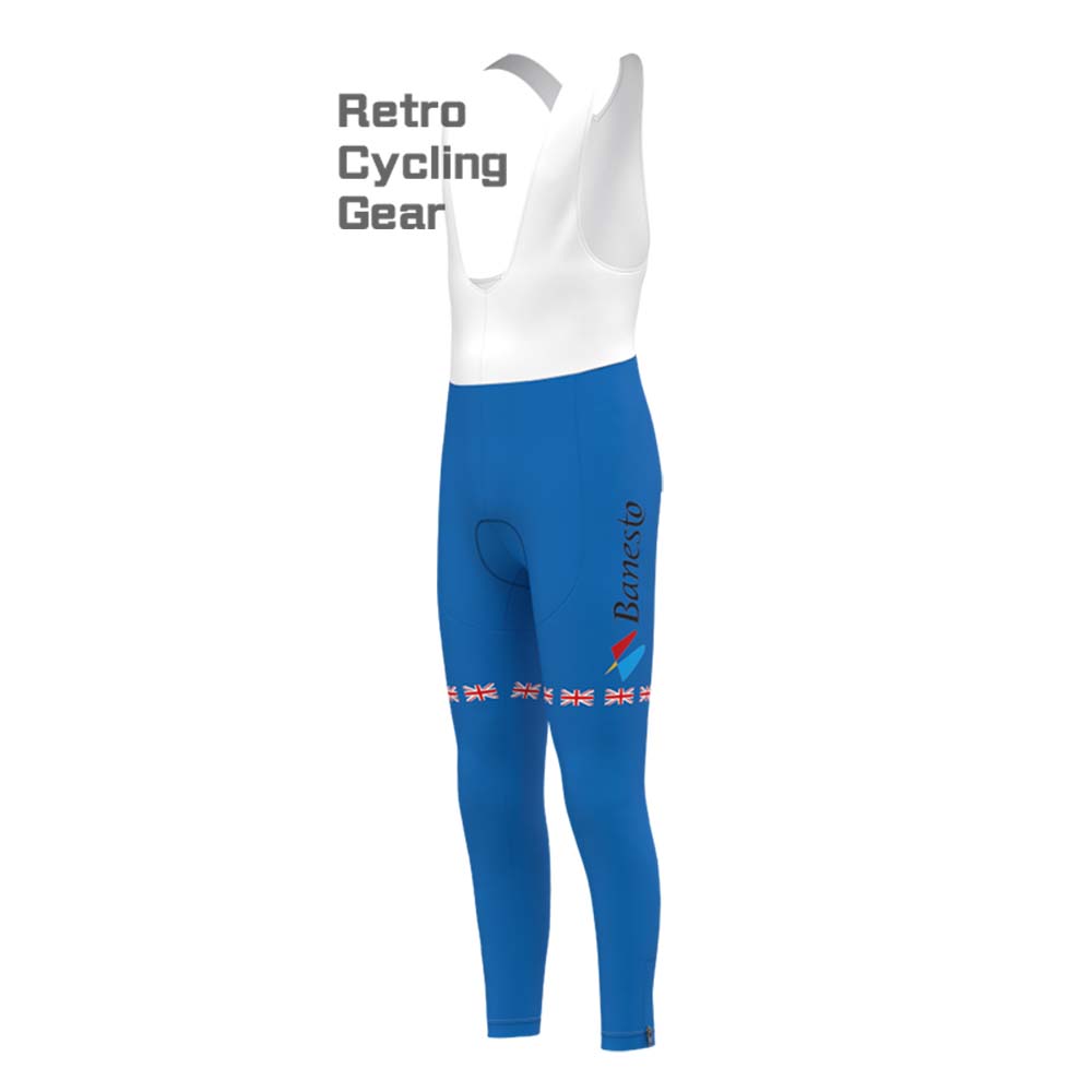 Banesto blue Retro Short Sleeve Cycling Kits