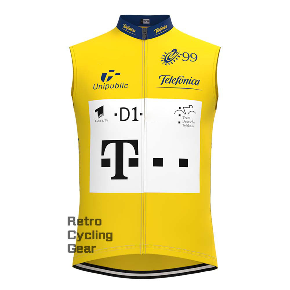 T yellow Retro Long Sleeve Cycling Kits