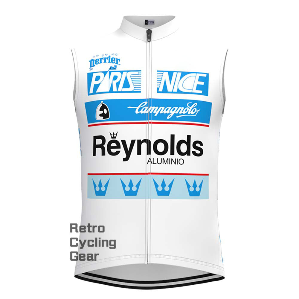 white Reynolds Retro Long Sleeve Cycling Kits