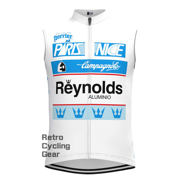 white Reynolds Retro Cycling Vest