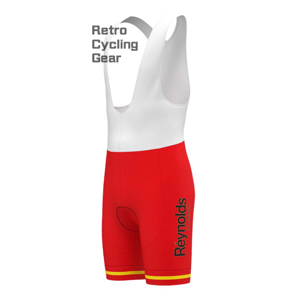 1990s Red Reynolds Retro Long Sleeve Cycling Kits