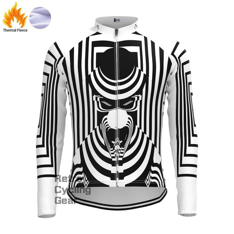 Zebra Mask Fleece Long Sleeve Jersey