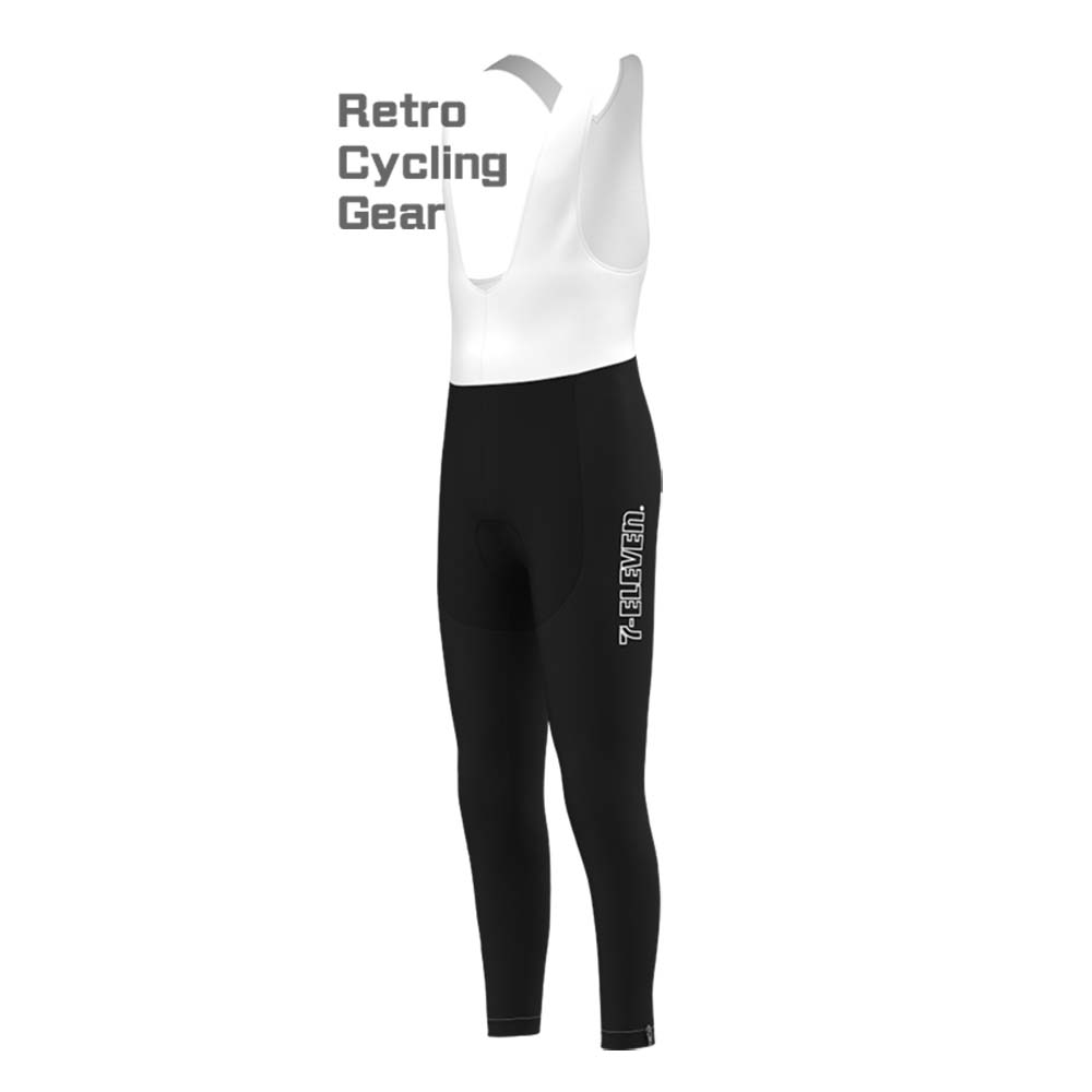 7-ELEVEN black Retro Long Sleeve Cycling Kits