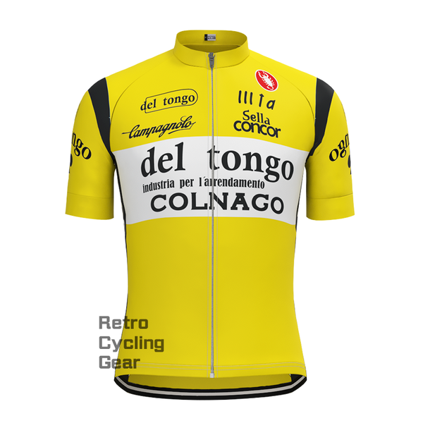 1983 del tongo Retro Short Sleeve Cycling Jersey