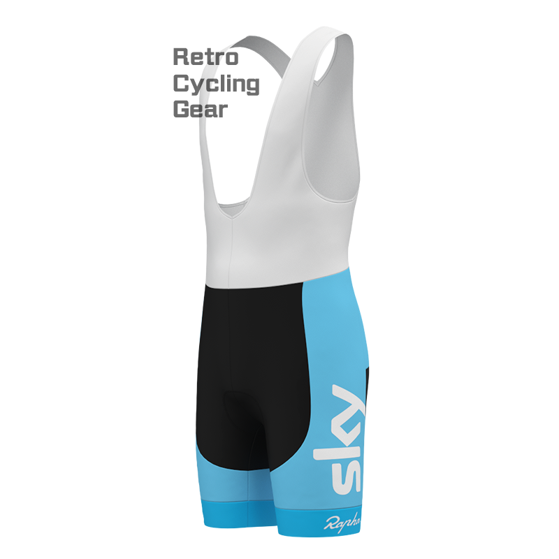 Blue sky Retro Short Sleeve Cycling Kits