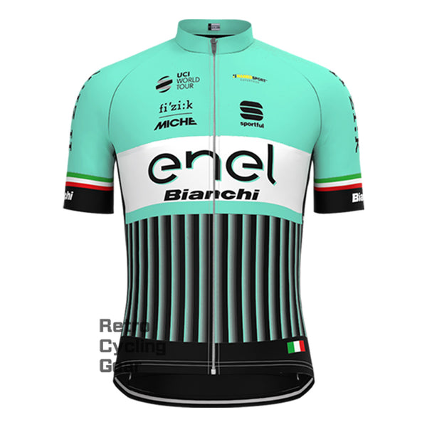 Enel  Bianchi Short Sleeve Cycling Jersey