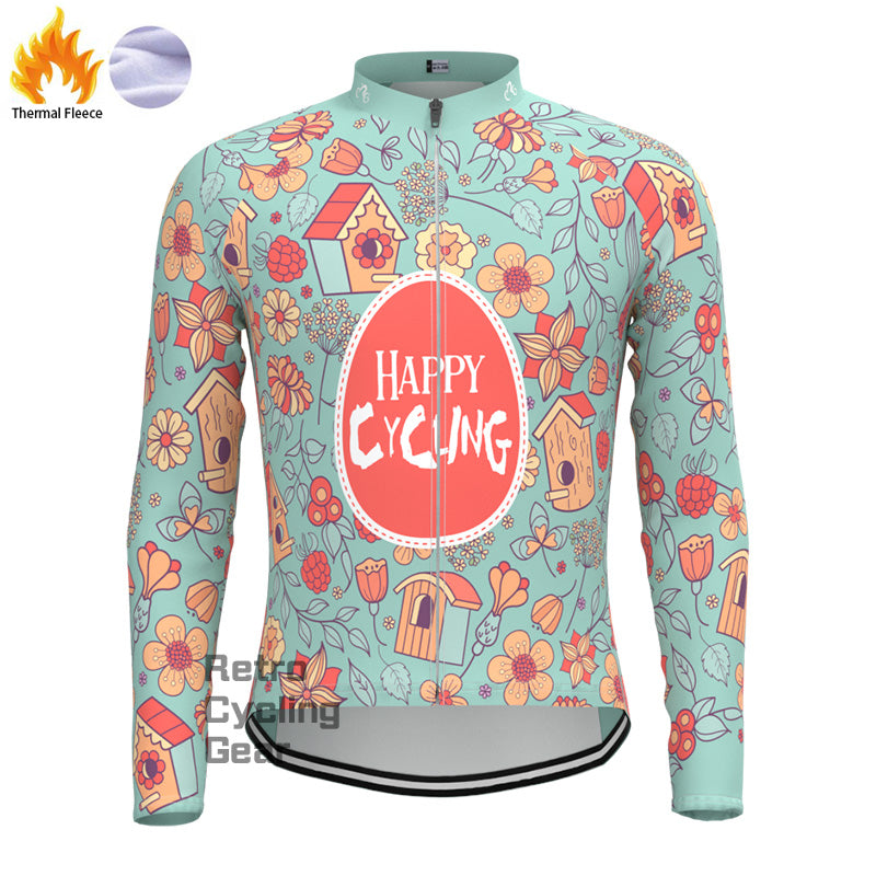 Log cabin Fleece Long Sleeve Jersey