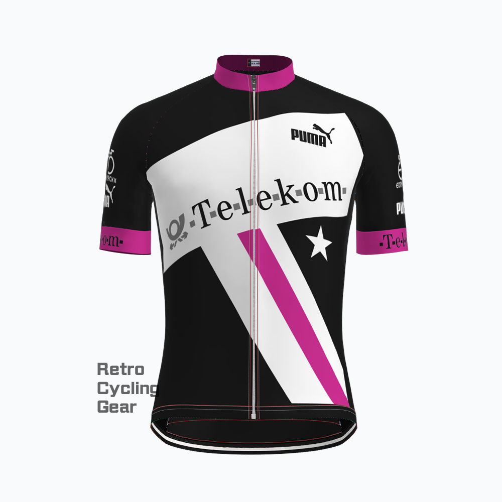 Telekom Retro Short Sleeve Cycling Jersey