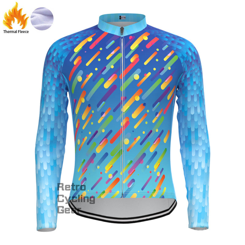 Color fluid Fleece Long Sleeve Jersey