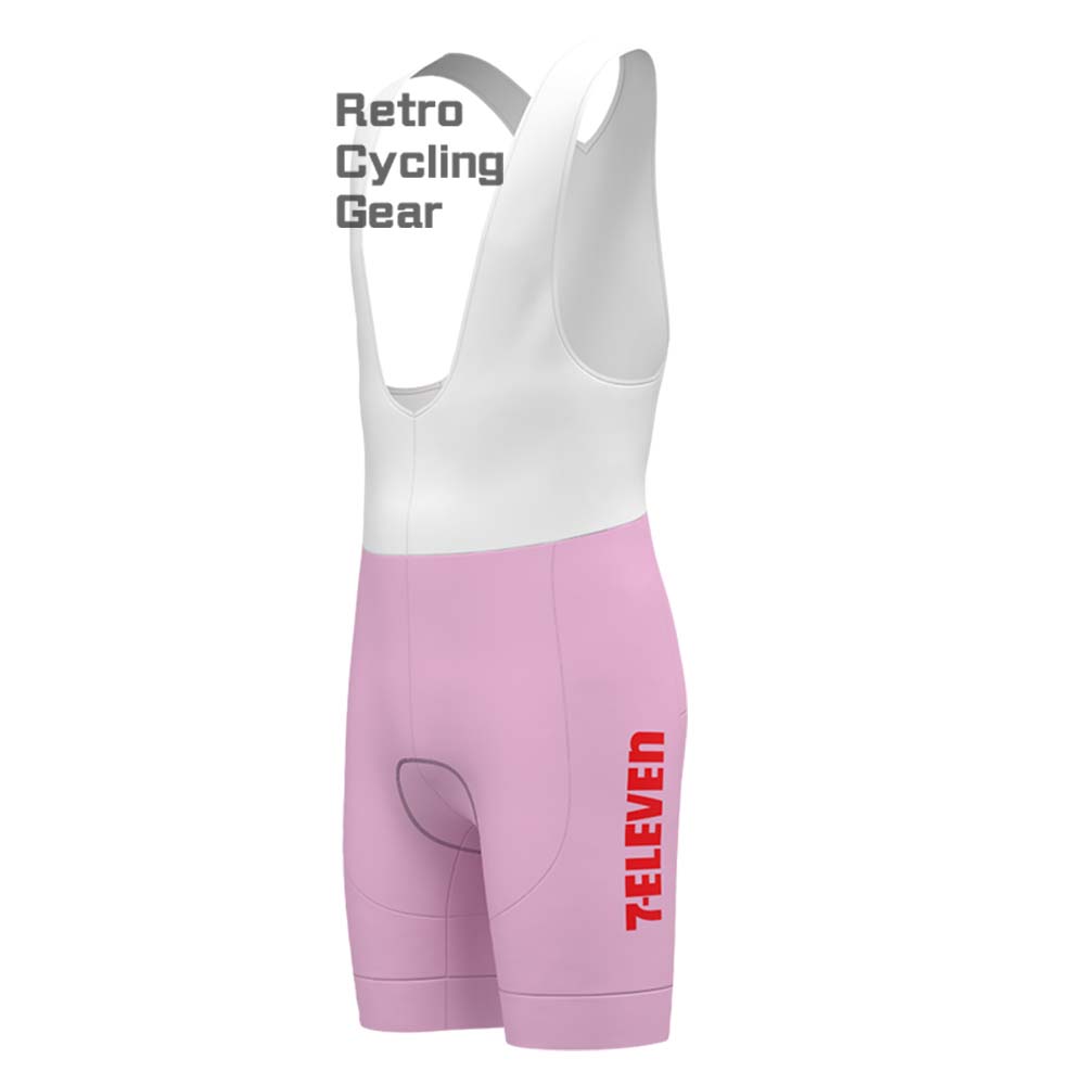 7-ELEVEN Pink Retro Long Sleeve Cycling Kits