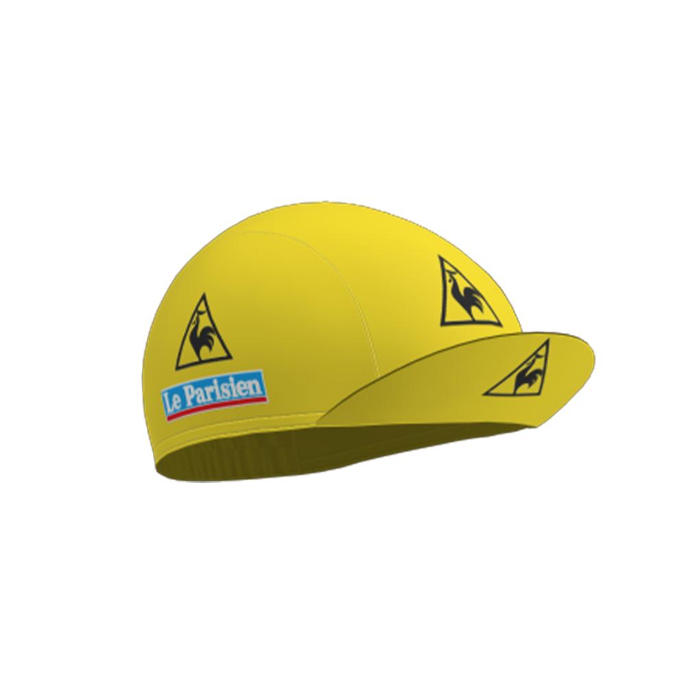 Yellow CARRERA Retro Cycling Cap