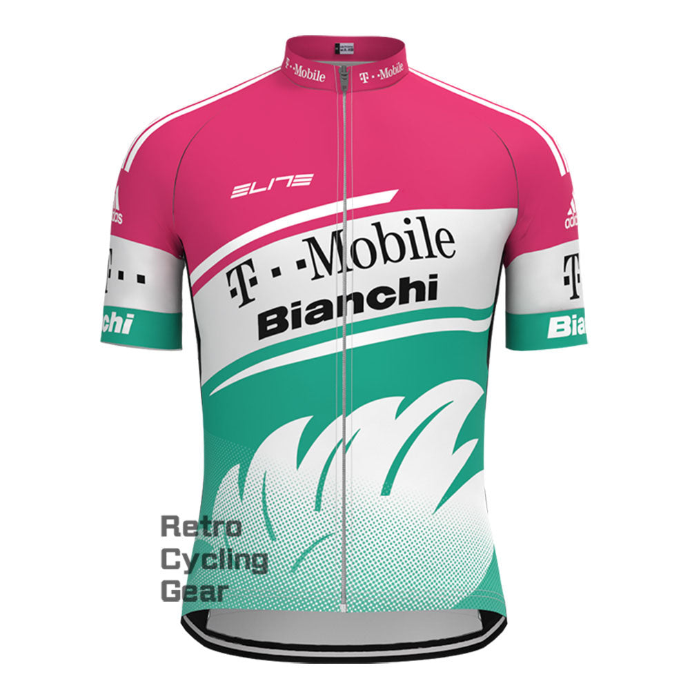 T-Mobile Bianchi Retro Short Sleeve Cycling Kits