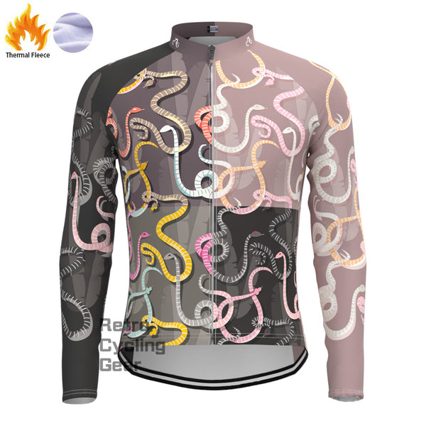 long snake Fleece Long Sleeve Jersey