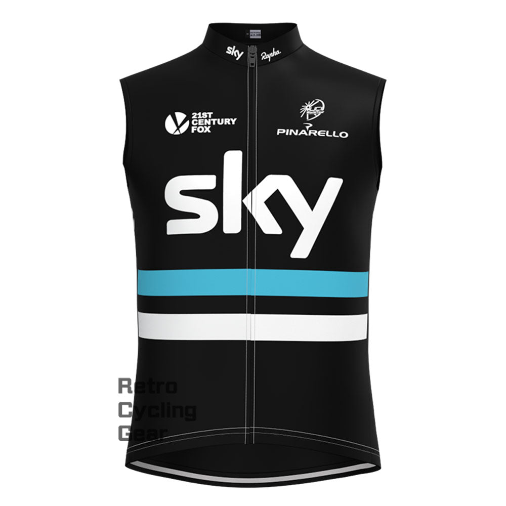 2016 black sky Retro Long Sleeve Cycling Kits