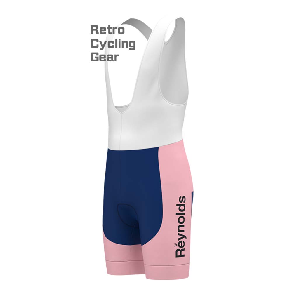 1990s Pink Reynolds Retro Long Sleeve Cycling Kits