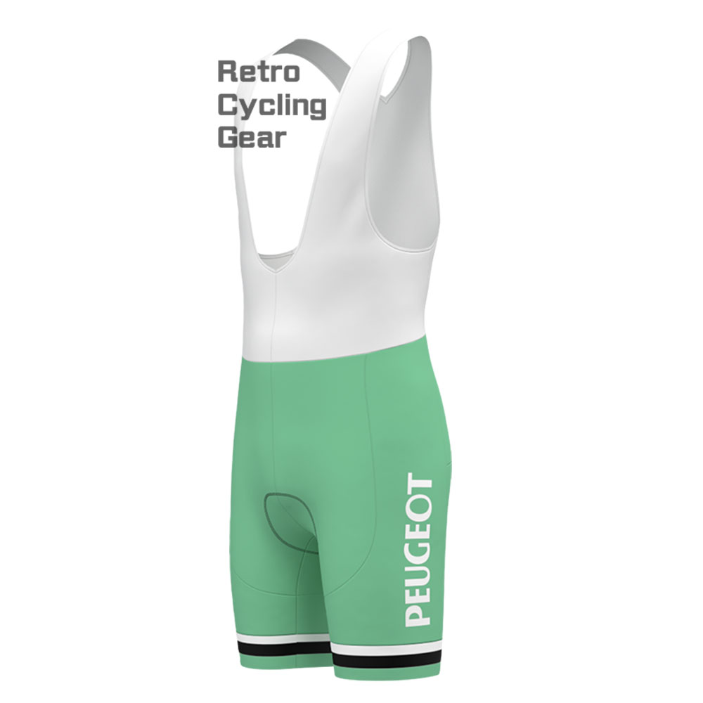 Green PEUGEOT Retro Long Sleeve Cycling Kits