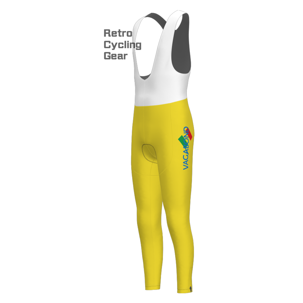 Yellow CARRERA Retro Long Sleeve Cycling Kits