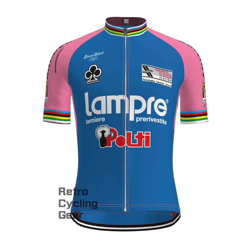 2013 lampre Retro Long Sleeve Cycling Kits