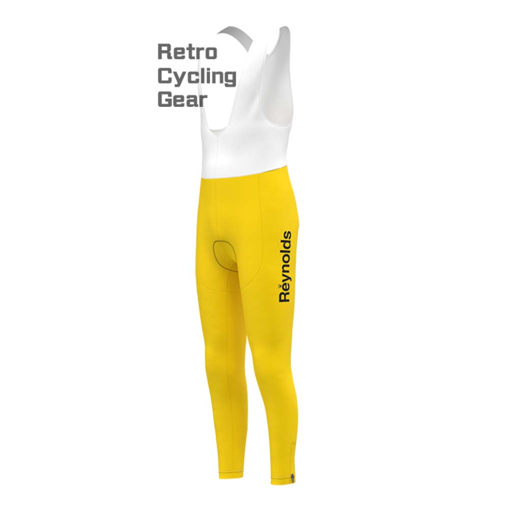 1990s yellow Reynolds Retro Long Sleeve Cycling Kits