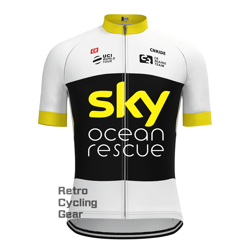 2018 sky Retro Short Sleeve Cycling Kits