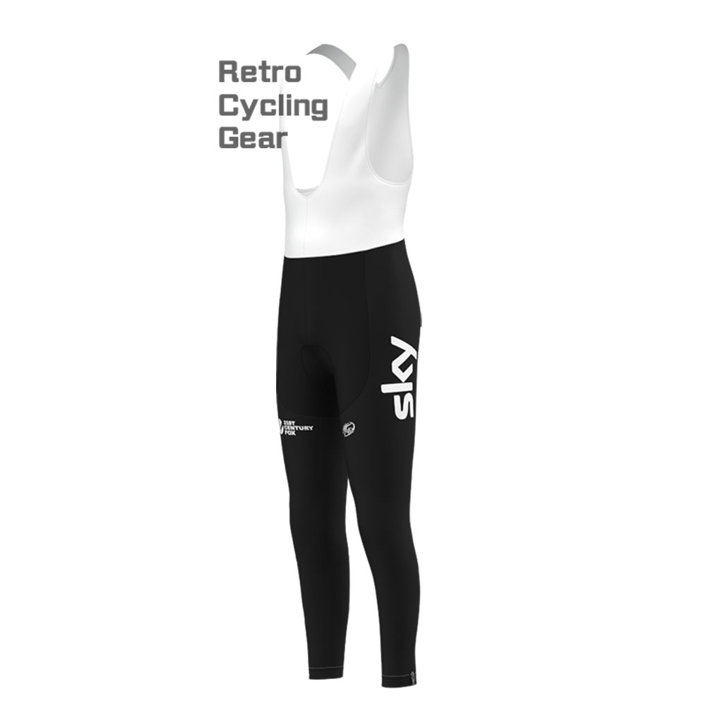 2016 black sky Retro Long Sleeve Cycling Kits